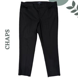 CHAPS Black Stretch Dress Pants | Classic Style | Size 16W